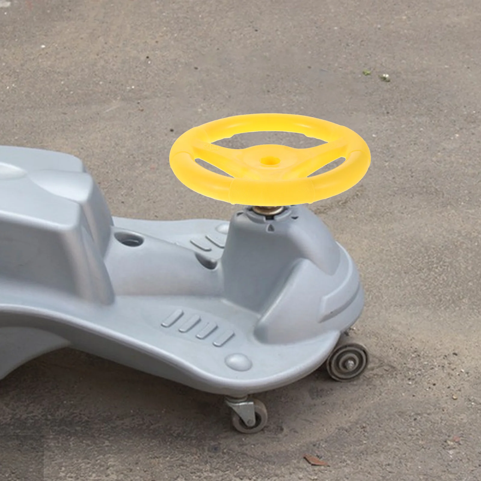 Children Accessory Plastic Steering Wheel For Kids Ride On Cars Swings Outdoor Playsets Pretend Play Motor Skill Development