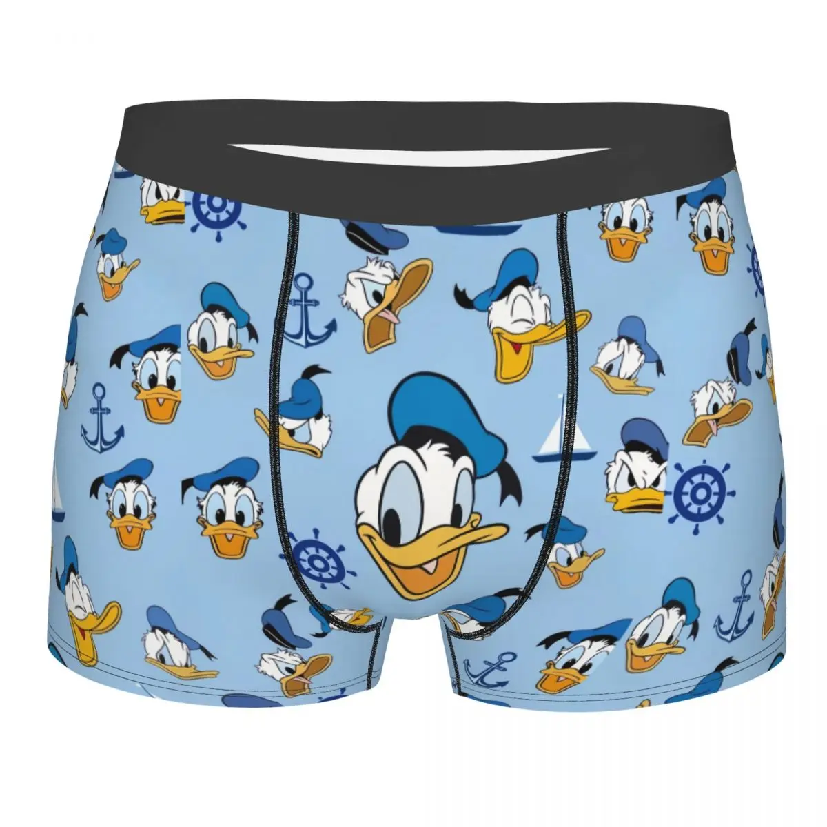 Disney-Caleçon Donald Duck pour Homme, Caleçon Confortable, Sous-Vêtement à la Mode