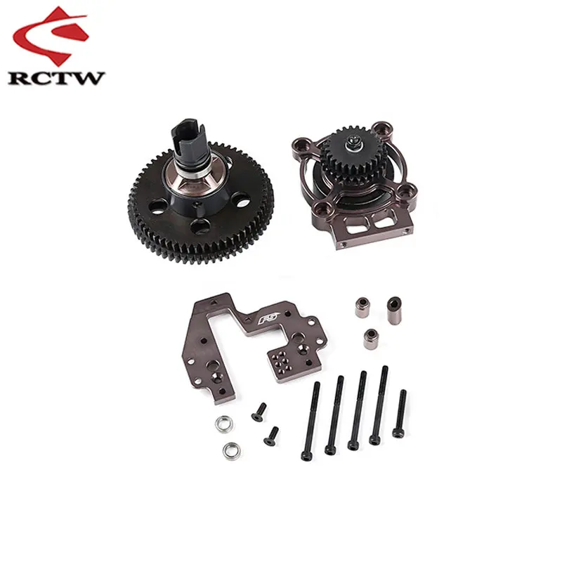 

High Quality 2 Speed Transmission Gear Kit 24T 63T 29T 58T for 1/5 Rc Car Scale Rofun Rovan F5 MCD XS-5 Truck Spare Upgrade Part