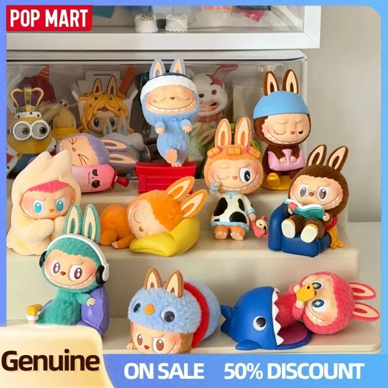

Pop Mart The Monsters 1:00 A.M Series Blind Box Labubu Figure Trendy Toys Desk Decor Model Collect Mystery Box Surprise Gifts