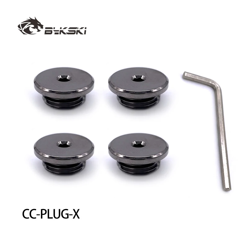 

Bykski Brass Ultra Thin Inner Hexagon Water Stop Sealing Lock Computer Water Cooling Acessories G1/4" Fitting End Plug CC-PLUG-X