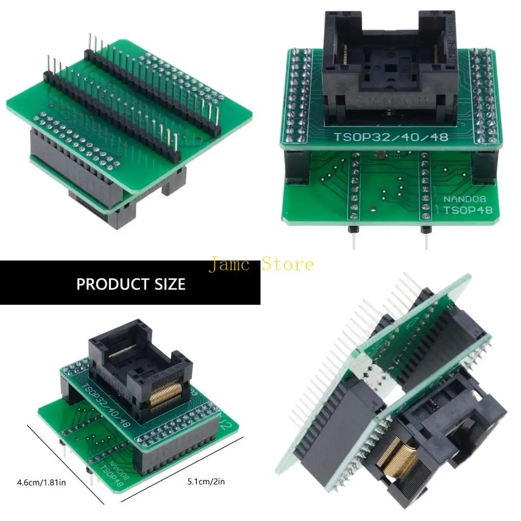 

LX0B Precise Fit TSOP48 Adapter For TL866II Programmer Seamlessly Data Transfer
