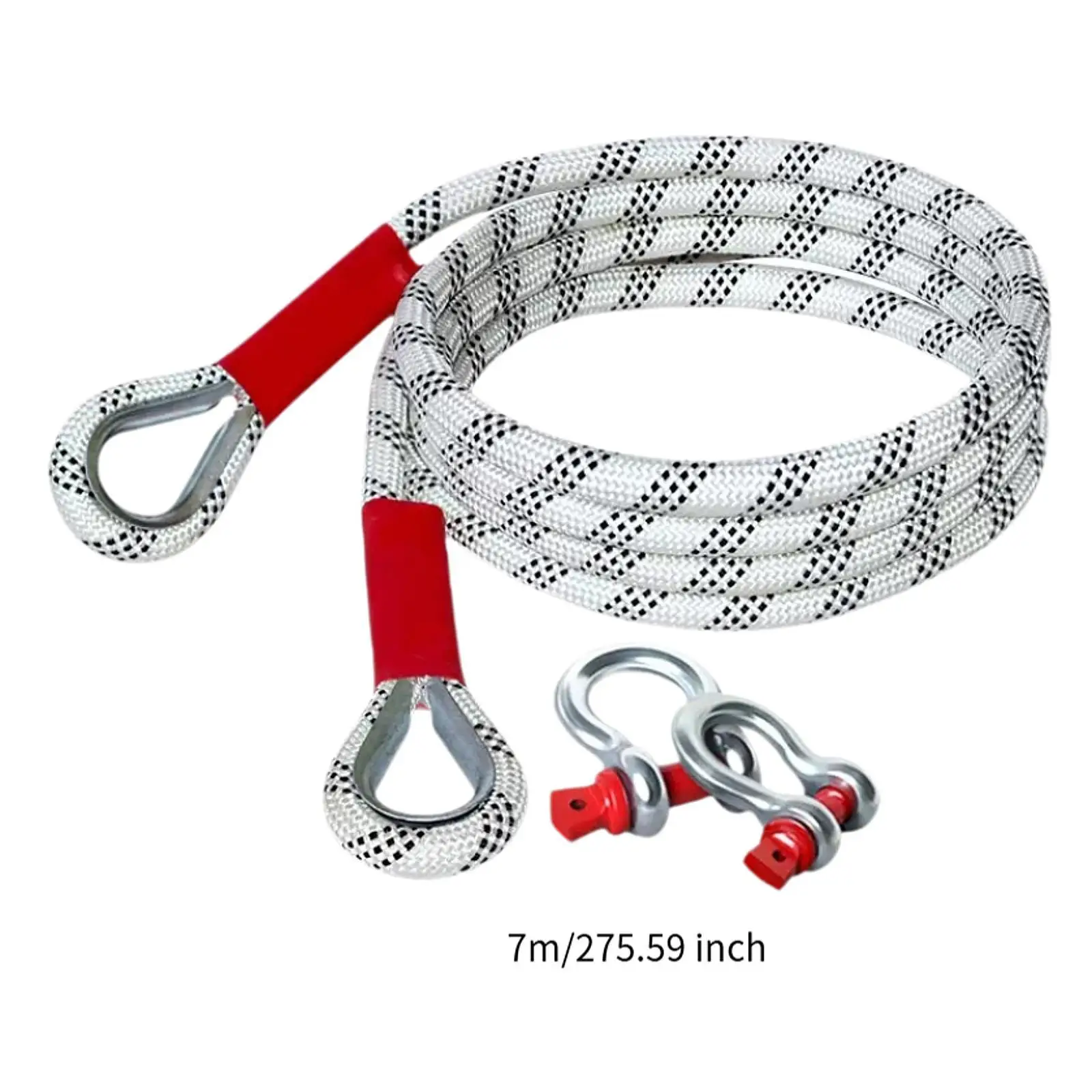 حبل سحب السيارة عام عملي عالي الأداء ومقاوم للاهتراء وسهل الاستخدام #6