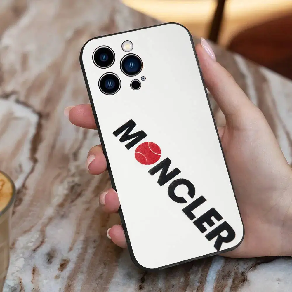 Custodia per telefono M-Moncler-r di lusso alla moda per iPhone 17 16 15 14 13 12 11 PRO MAX PLUS Mini Custodia morbida in pelle TPU regalo