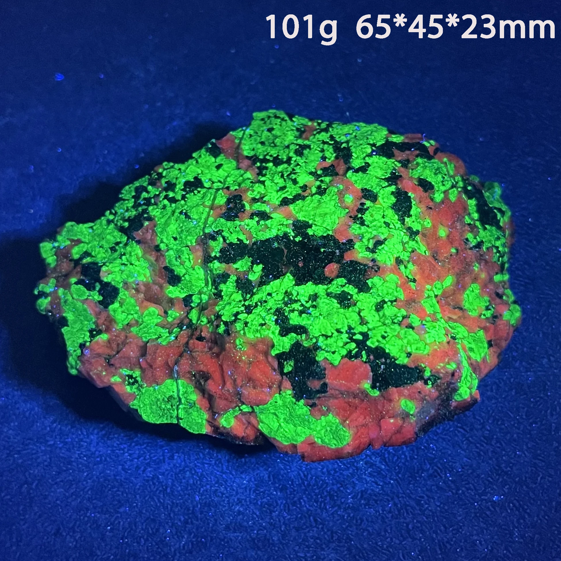 Espécimen Mineral de Willemita Fluorescente Natural de América - Cristales y Piedras de Cuarzo Curativos, Gema de Roca para Coleccionistas