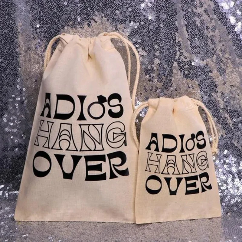 5pcs Adios Hangover kit gift Bags MEXICO Cabo Scottsdale Fiesta Bachelorette Party wedding bride to be bridal shower decoration