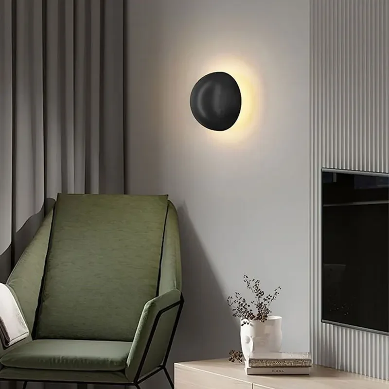 

Luxury Creative Living Room Wall Lamp Lights For Master Bedroom Bedside Aisle Background LED Indoor Lighting Decoration Sconces