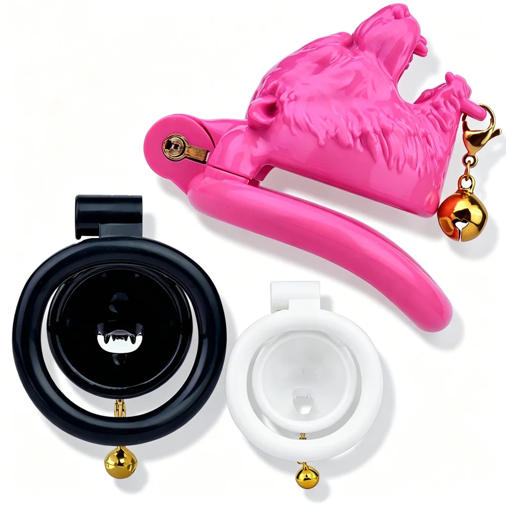ANOSX Resin Male Chastity Cage Penis Cages Men's Urethral Locking Ring Set With Restraint Belt Cock Lock BDSM Sex Toys For Men