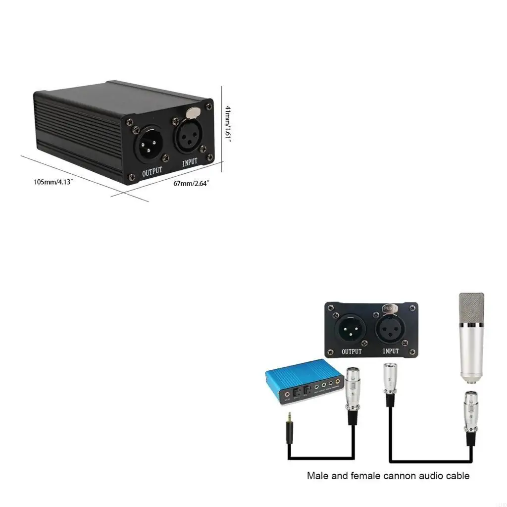 J1HD 48V USB Professional Recording MIC Breaction 2200mAh Battery