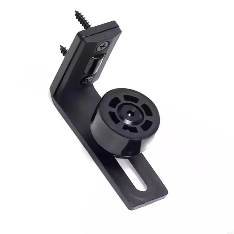 H58C Space Efficient Barn Door Track Roller System Carbon Steel Adjustable Door Guide