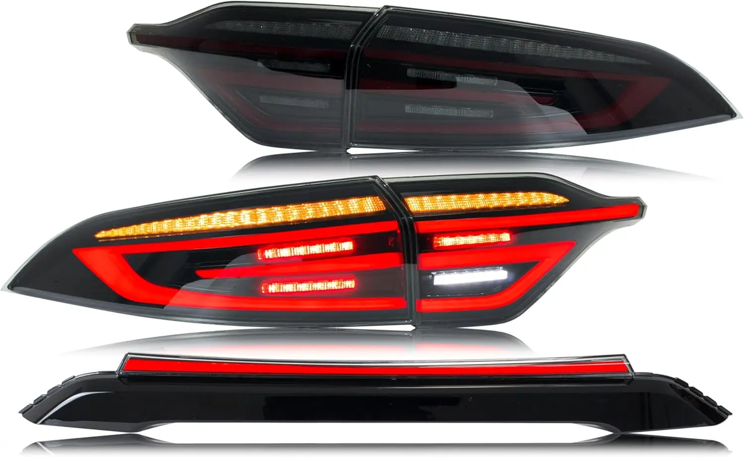 LED Tail Lights & Center Lamp for Toyota Corolla 2020 2021 2022 2023 2024 E210 12th Gen Sedan Start-up Animation