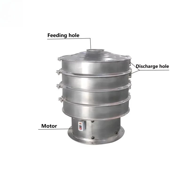 Industrial Vibrating Sieve Screen Sifter Machine for Sesame Seeds Fruit Protein Coconut Potato Cereal Grain
