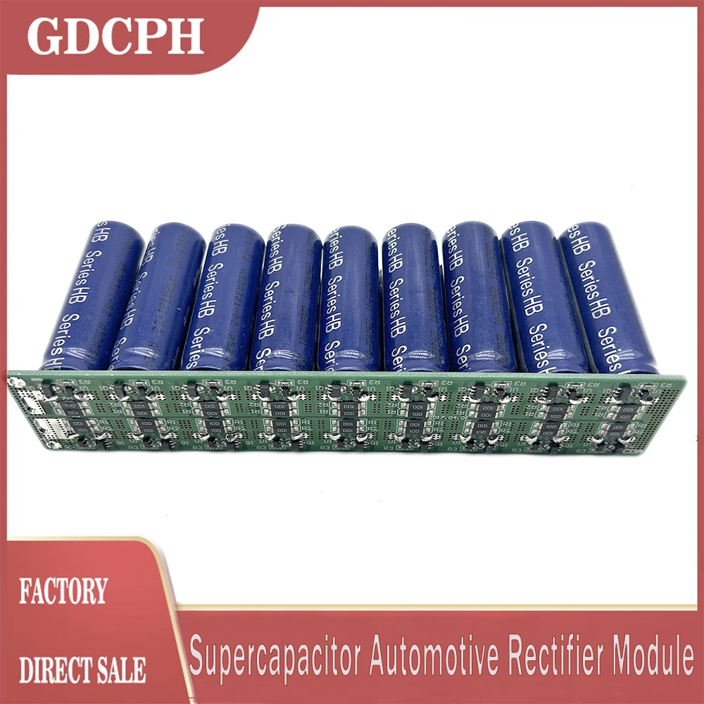 New Powerstor 45V6F Supercapacitor Automotive Electronic Rectifier Module 2.5V110F Super Farad Capacitor Backup Power Supply