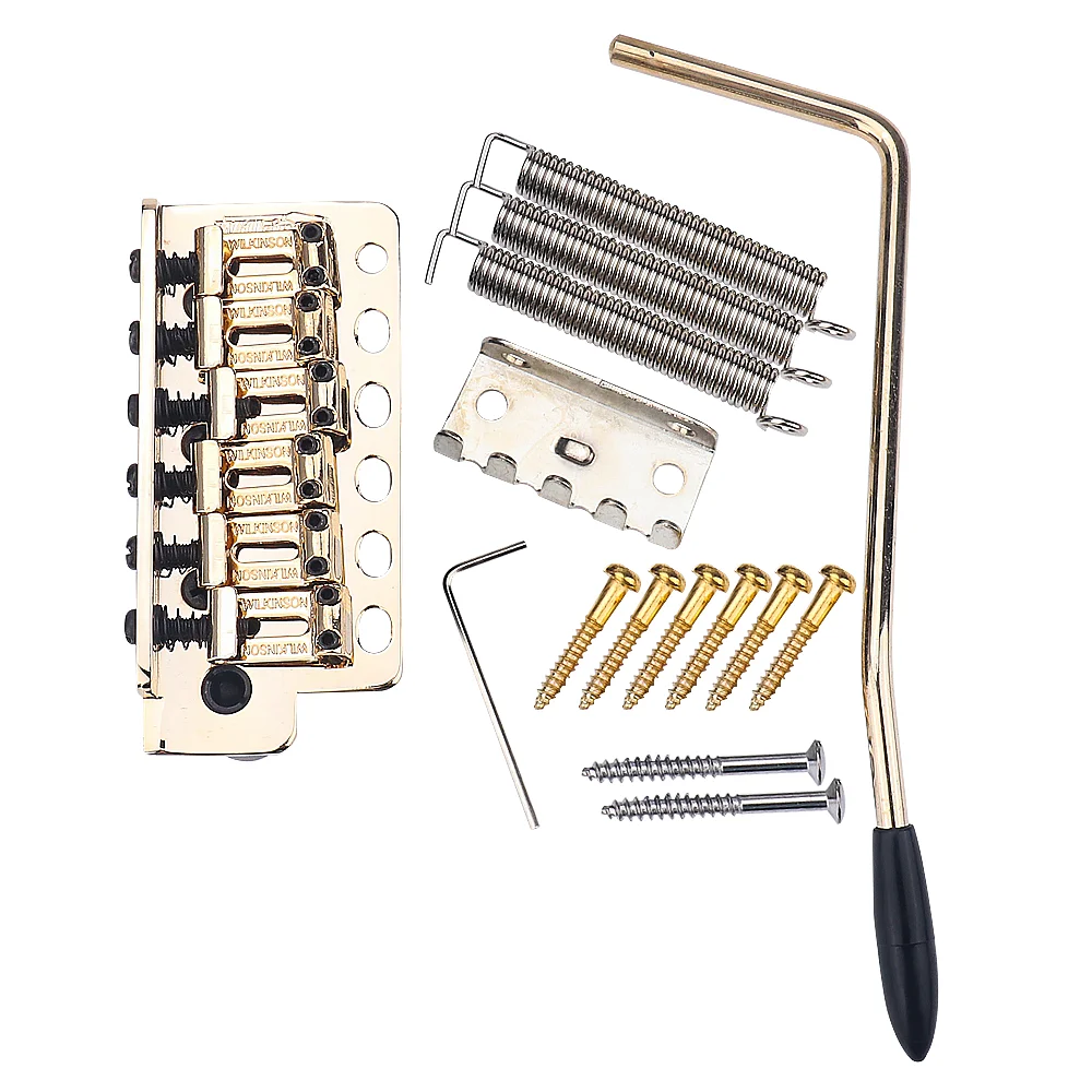 Wilkinson WV6 Tremolo Bridge For Strat Stratocaster Electric Guitar Parts Gold view 2