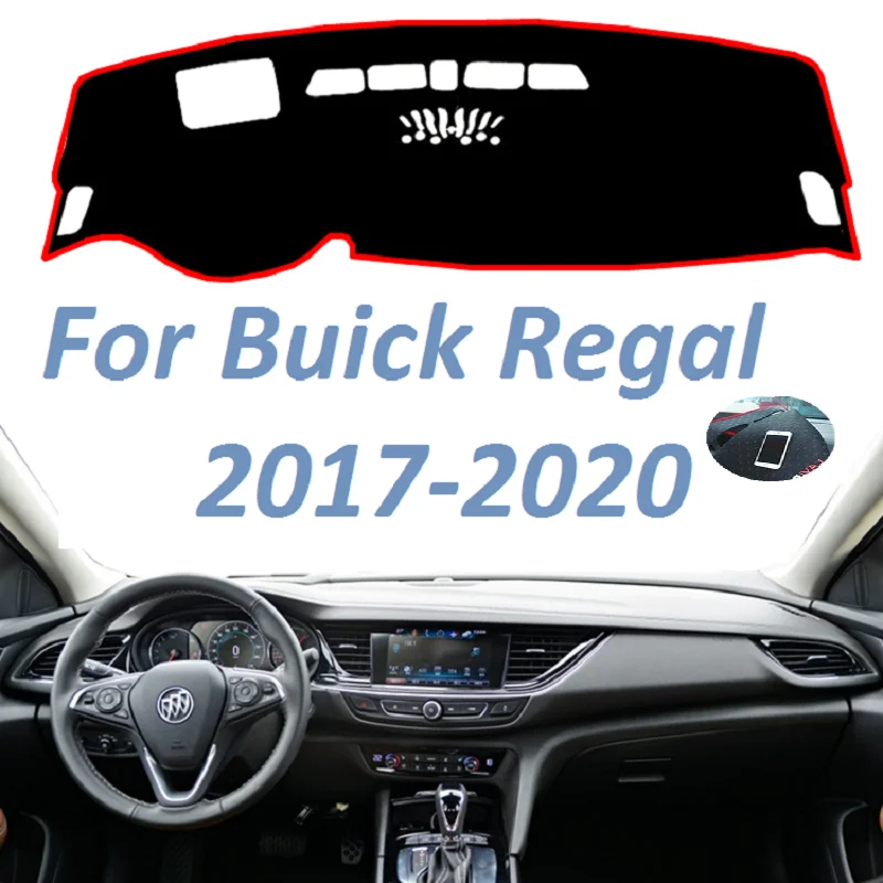 Untuk Bucik Regal 2017 2018 2019 2020 Tangan Kanan Kiri Non Slip Penutup Dasbor Tikar Instrumen Karpet Aksesori Mobil