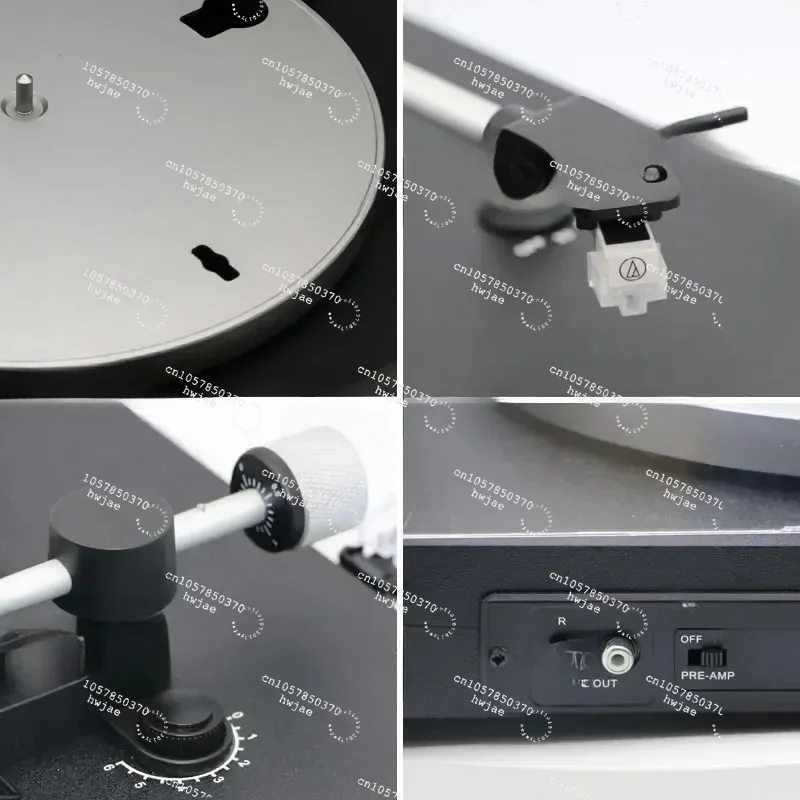 High Quality multifunctional wooden desktop Modern hifi Retro 3 speed and RCA Line-out Phonograph dj turntable player