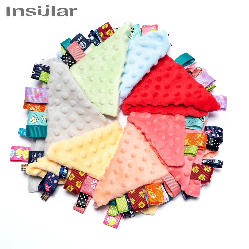 

Newborn Baby Soothe Appease Towel Calm Wipes Kids Infant Towel Blanket Cute Soft Square Plush Toys Comforting Taggies Blanket