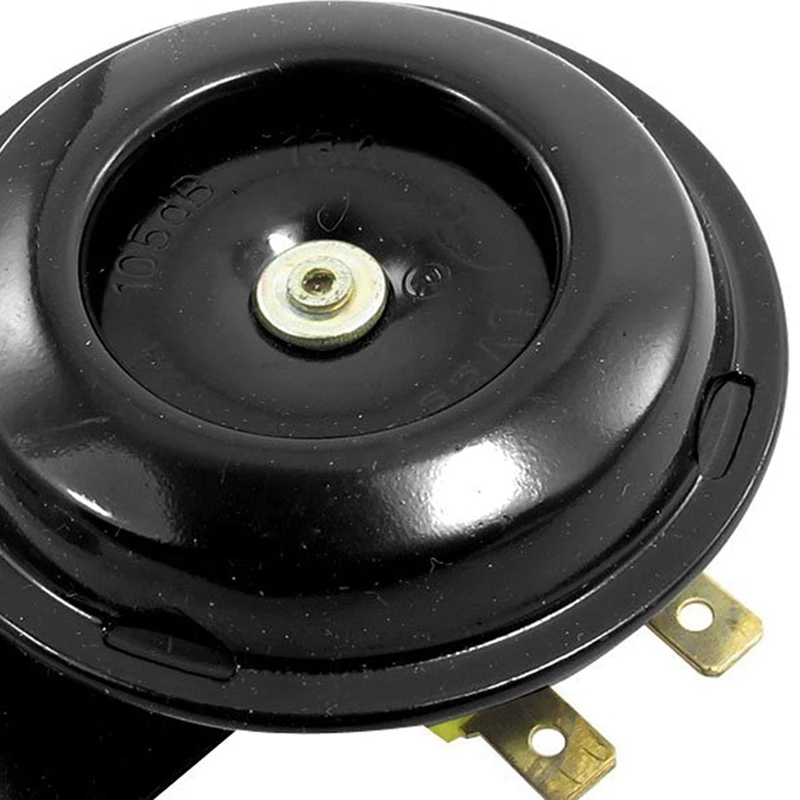 2x DC 12V 2.5a Black Metal Elektro horn Compound Horn für Motorrad