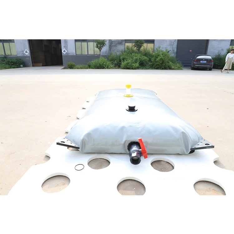 China hot selling manufacturer customized 5000 litre industrial big pvc liquid water storage bag tank for Outdoor drought and fi