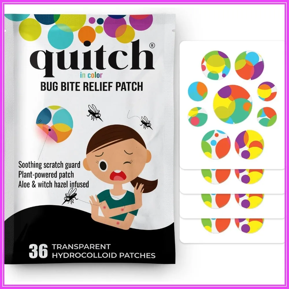 Mosquito Bite Itch Relief Patch,After Bite Insect Bite Treatment,Anti Itch Cream Alternative,Insect Bite Relief for Travel