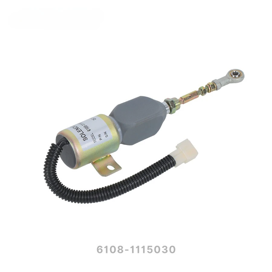 

6108-1115030 Excavator Engine Flameout Switch Oil Cut Off Flameout Solenoid Valve YC85YC135