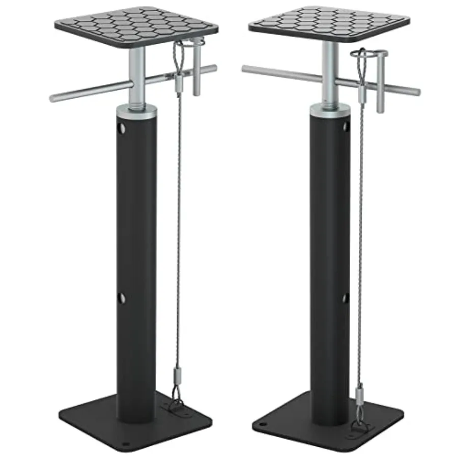 

Heavy Duty RV Slide Out Stabilizers Adjustable 20-42 Support Jacks for Camper Trailer Motorhome Up to 5000 lbs Each 2 Pcs Ideal