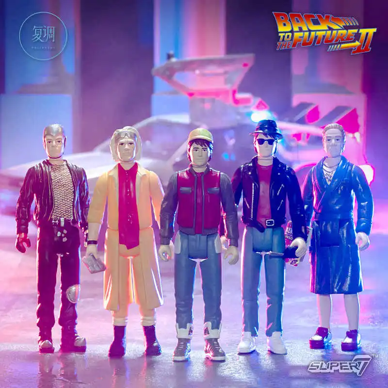 Super7 Back to the Future Hanging Card  Limited Edition Retro In Stock Action Figures Model Collection Toy Gift