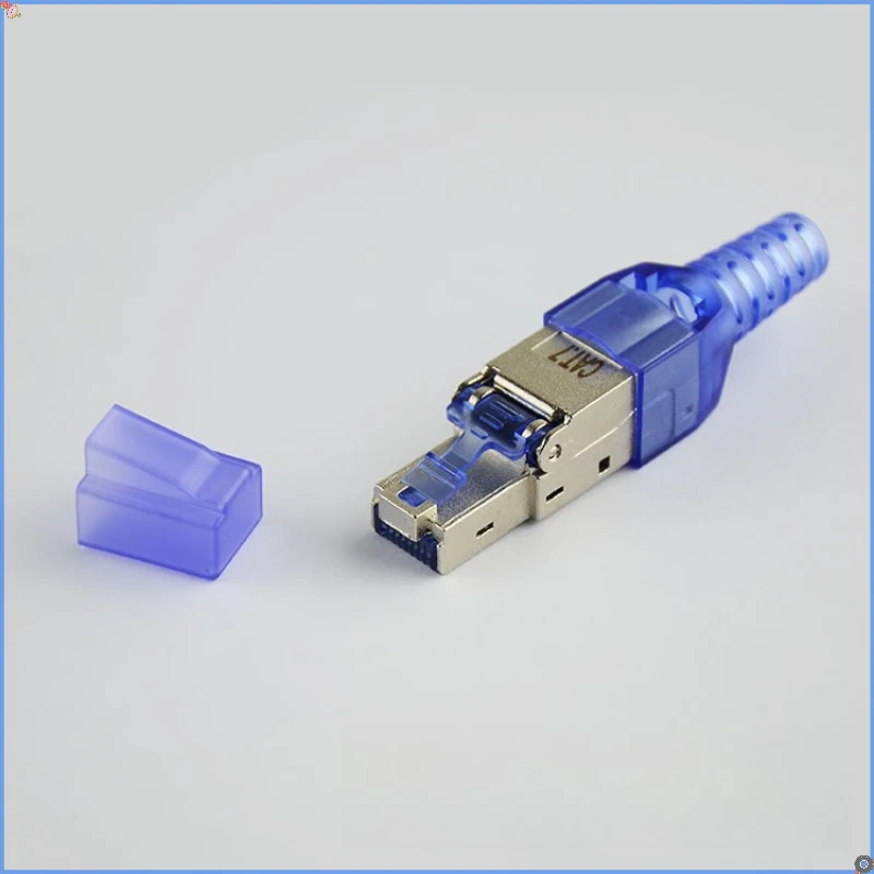 مكافحة التدخل أداة خالية محمية RJ45 Cat 7/Cat6A إنهاء المكونات Cat7 التوصيل/Cat7 موصل وحدات 23/24AWG ميجا بت