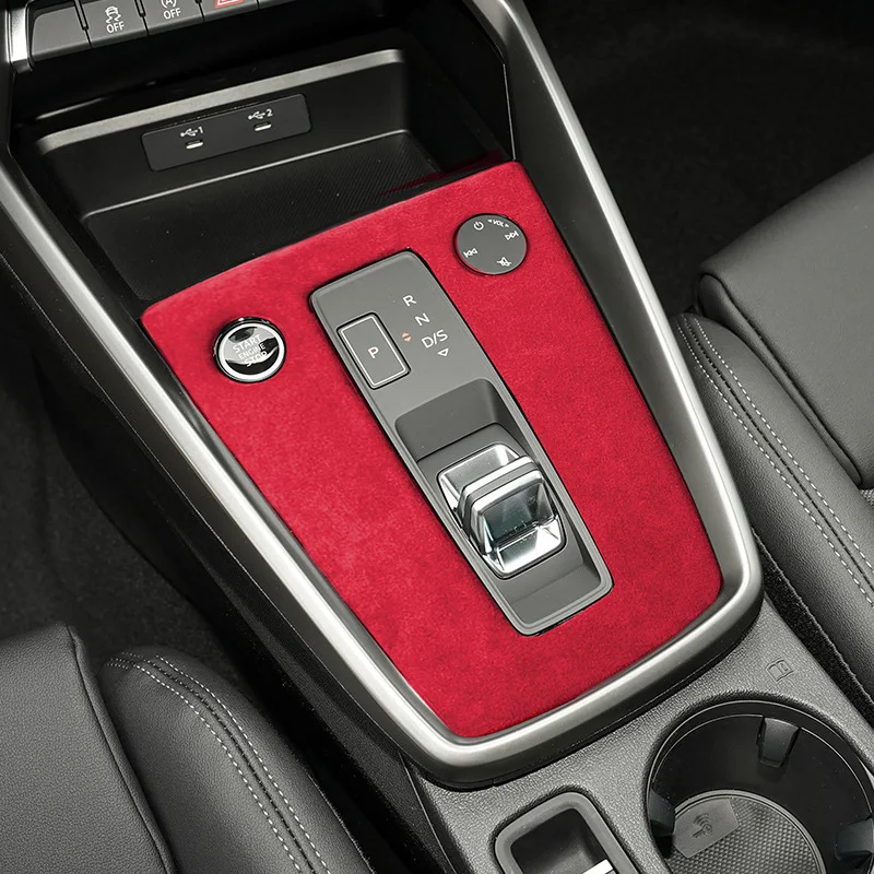 Suede Leather Car Centre Panel Protective Mats  for Audi A3 Sportback 8Y 2021 2022 2023Decorative Mats Car Interior Accessories