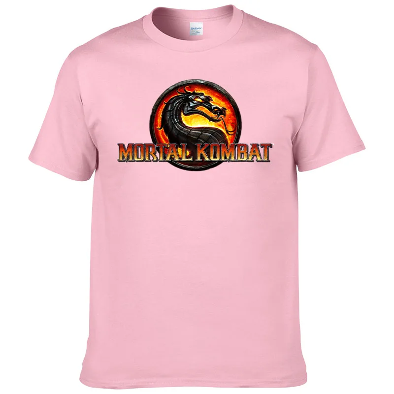 2024 New Summer Game Mortal Kombat T Shirt Men Cotton Short Sleeve Printed T-Shirt Fashion Casual Tops Cool Tees F187