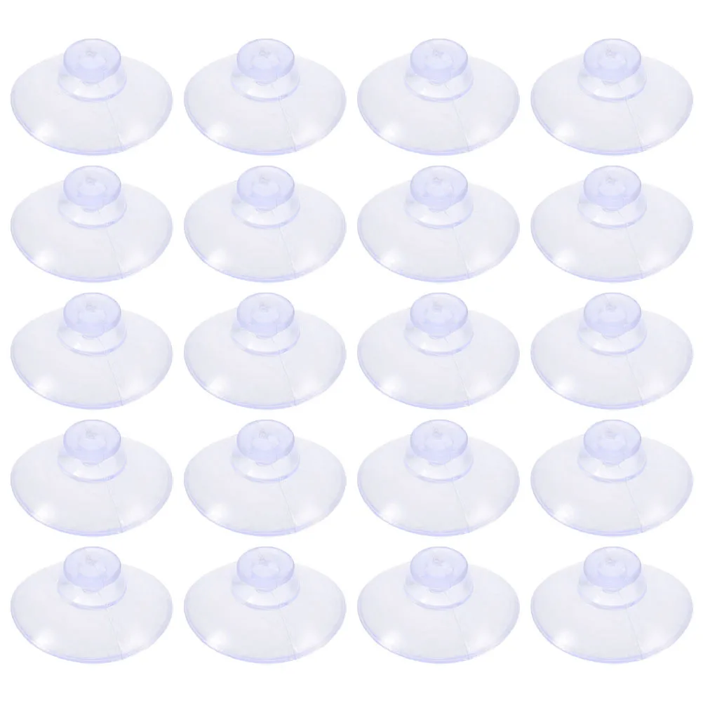

100Pcs PVC Strong Suction Cups Window Hanger Pads Small Suction Holders Anti-Collision Protector for Glass Tabletop and