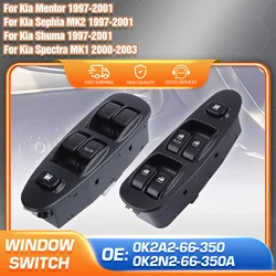 Power Master Window Switch Button For Kia Mentor Kia Sephia Kia Shuma 1997-2001 Kia Spectra 2000-2003 0K2A2-66-350 0K2N2-66-350A