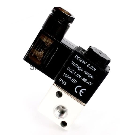Pneumatic Solenoid Air Valve 3 Way 2 Position NC Normal Closed 1/8