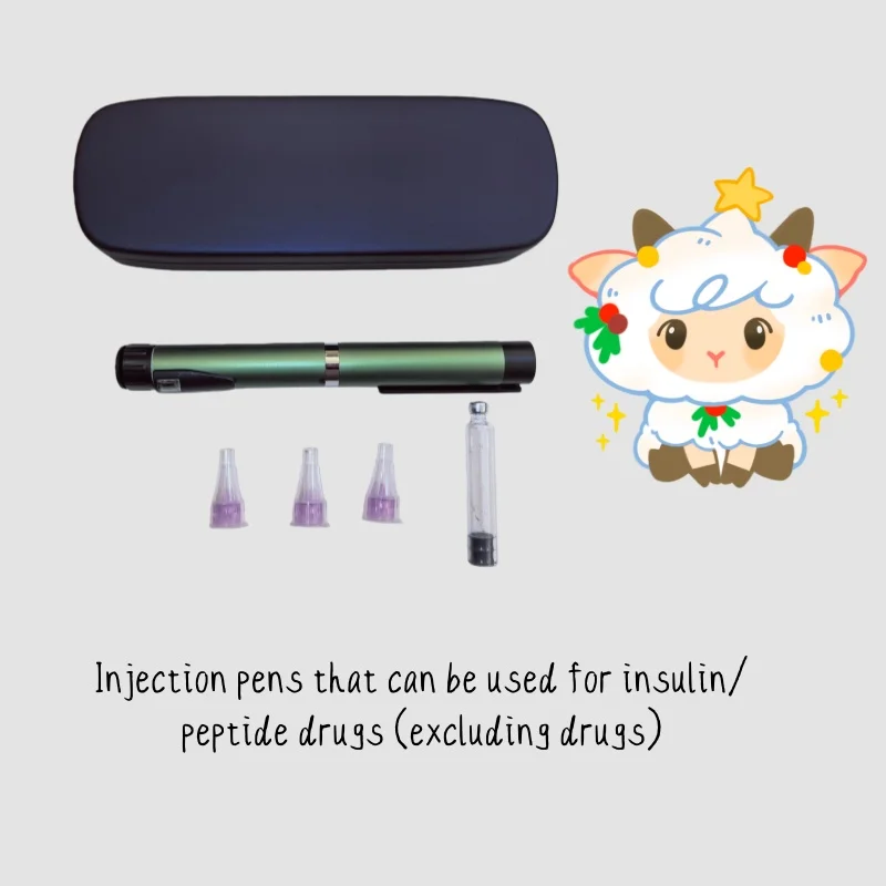 

3ml ink cartridge reusable injection pen (excluding medication), suitable for insulin, growth hormone, etc., metal syringe