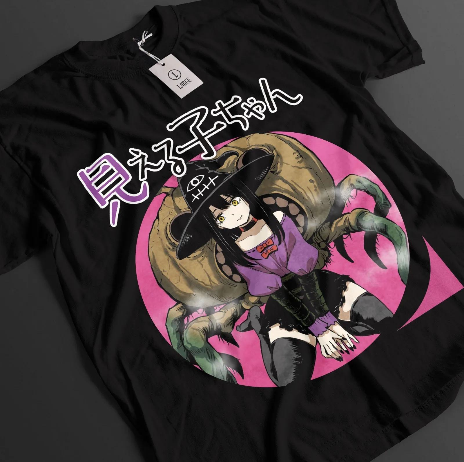 Mieruko Chan Shirt Miko Tshirt Hana T-Shirt Yuria Top Zen Kyoko Dark Anime Tee