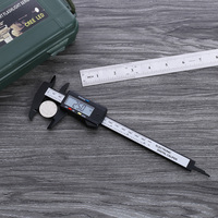 150mm 6 inch LCD Digital Ruler Electronic Vernier Calipers Micrometer Measuring