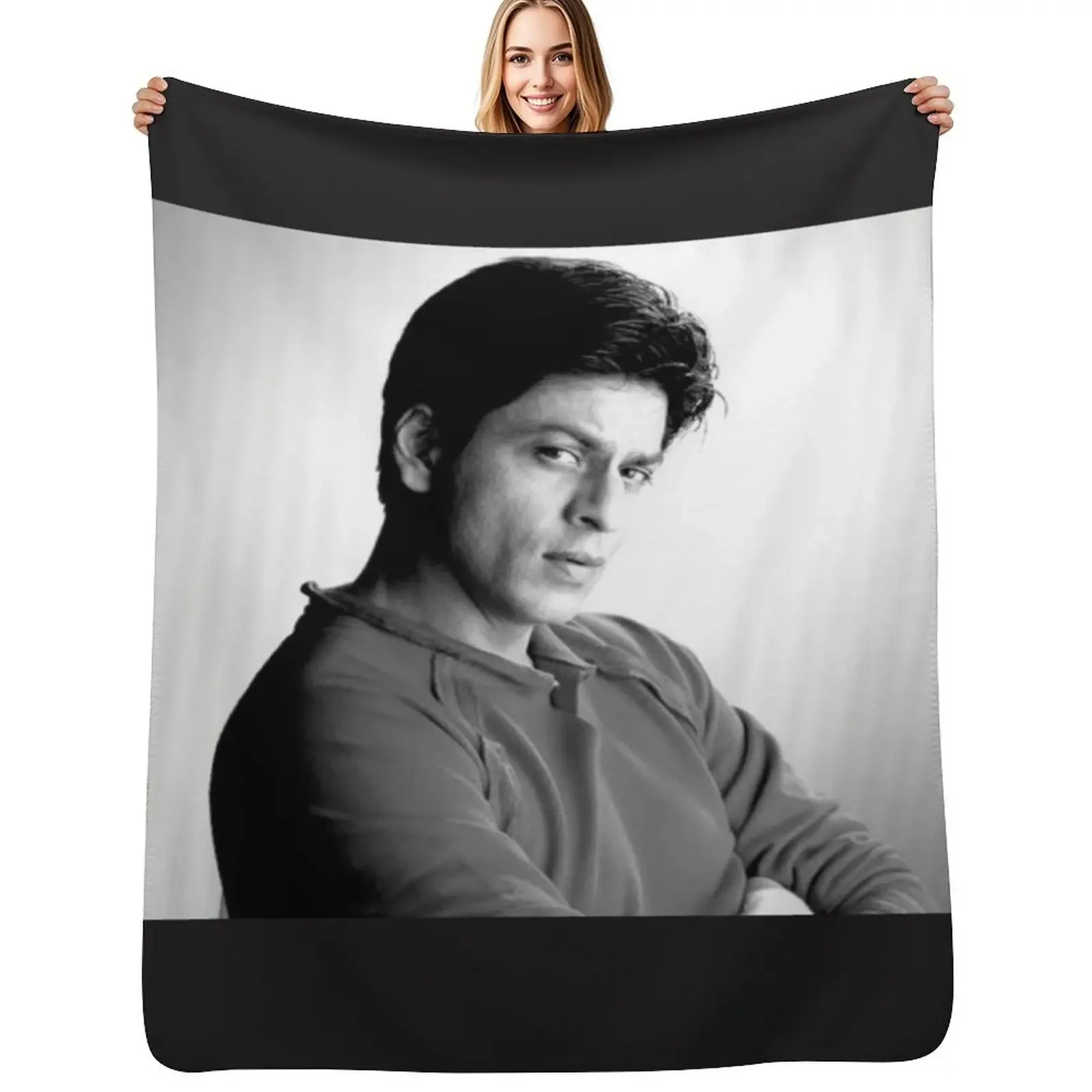 

Shah Rukh Khan Throw Blanket Flannels christmas decoration Cute manga Blanket