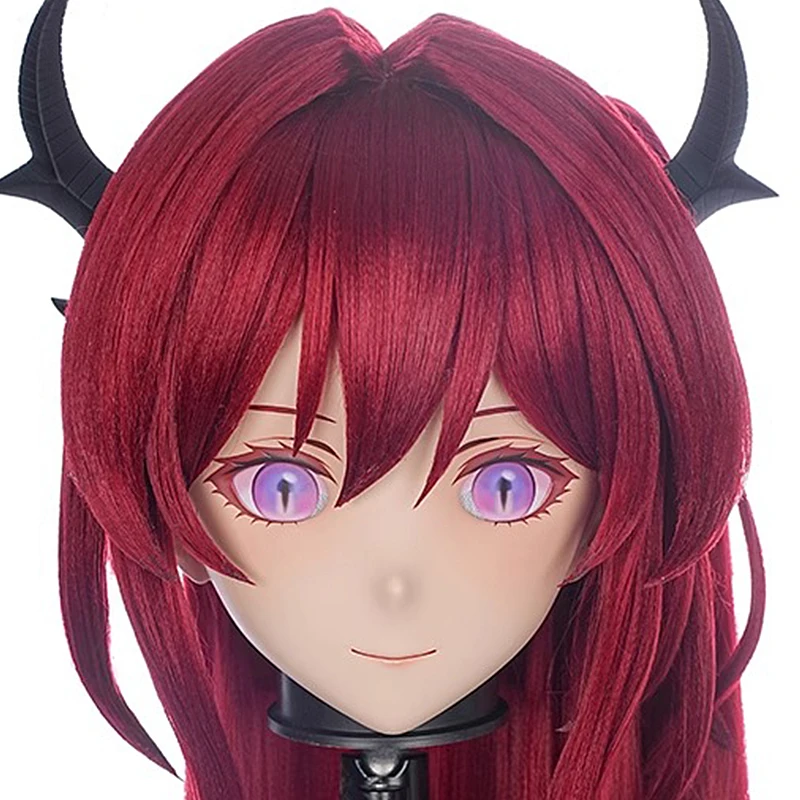 

(MEO263) Customize Handmade Full Head Lockable Crossdress Male to Female Japanese Cartoon Anime Game Character Kigurumi Mask