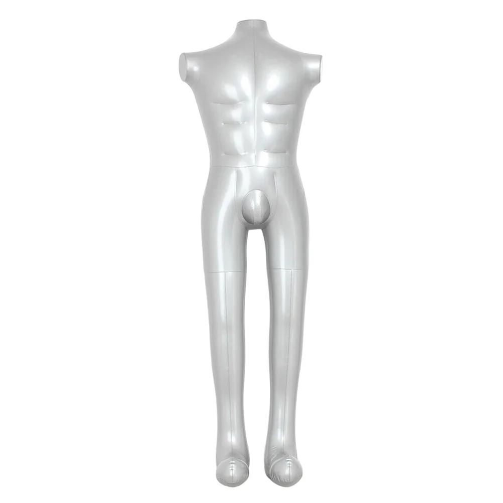

1pc Male Inflatable Model Trunk Full Body Armless Display For Display Pants/underwear/shirts/necklaces/jewelry/scarves
