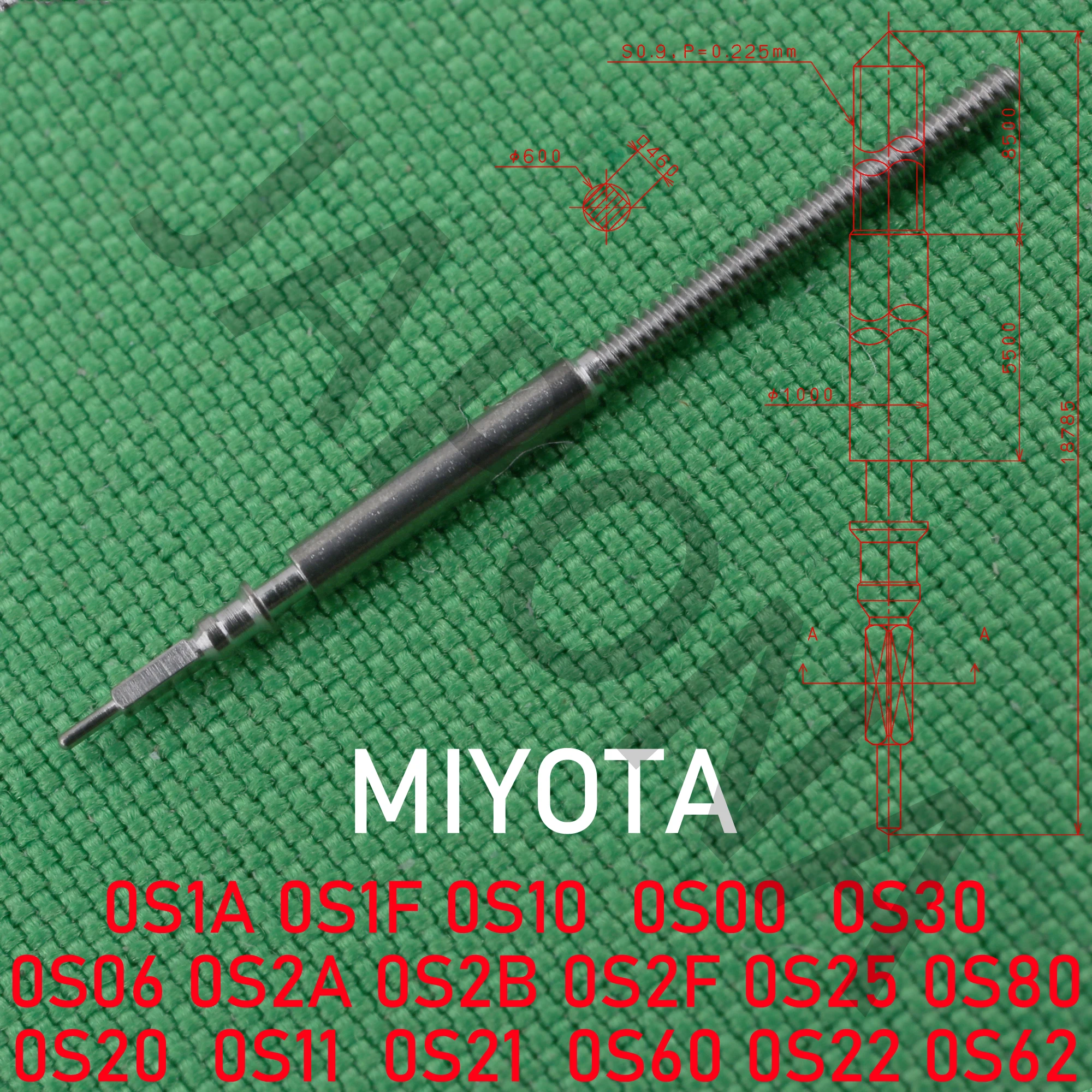 MIYOTA 0S stem 0S1A 0S1F 0S10 STEM 0S00 STEM 0S30 0S2A 0S2B 0S2F 0S25 0S80 0S20 STEM 0S11 0S21 STEM 0S60 0S22 0S62 MVOEMENT STEM