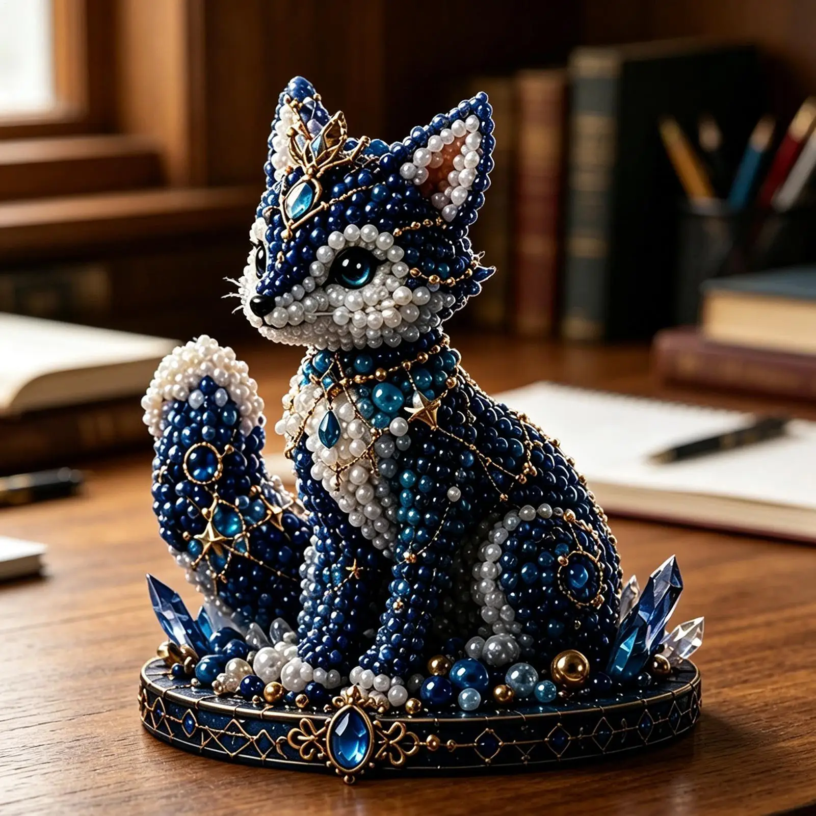 

3D Beaded Animal Craft Set Educational with Instruction 3D Animal Beading Embroidery Art for Kids Teens Adults Beginners