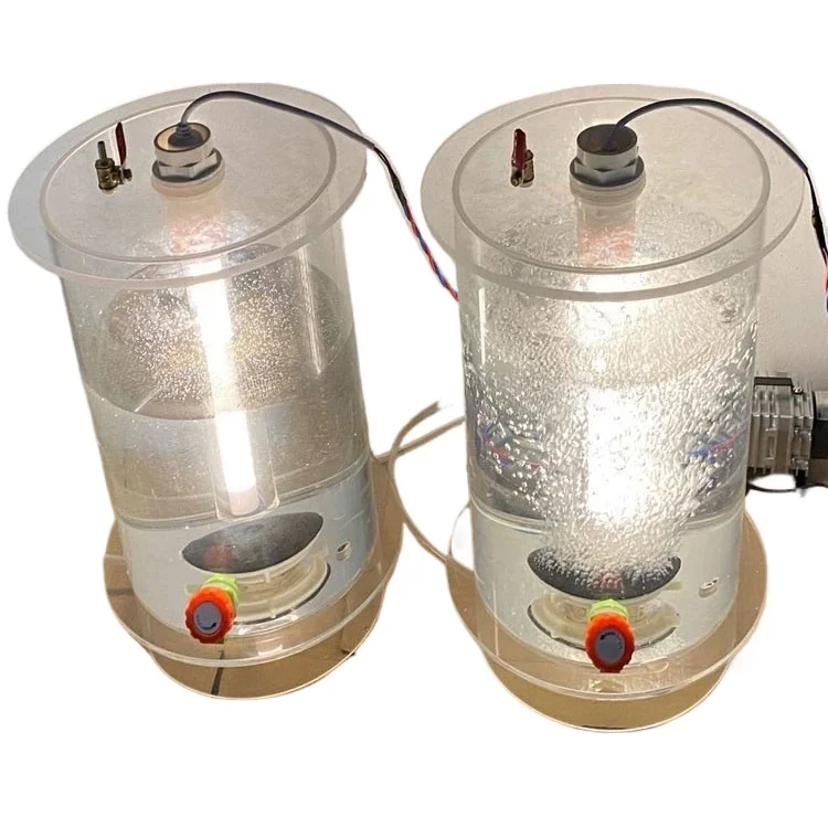 

Plexiglass algae culture tube round, cylindrical custom photobioreactor, culture photosynthetic bacteria Chlorella oocystis