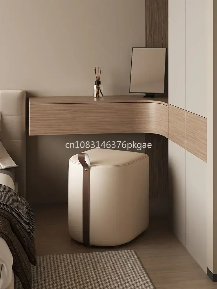 

Makeup Stool Dresser Chair Women's Bedroom Makeup Chair Light Luxury Dressing Stool High-grade Nordic Small Square Stool