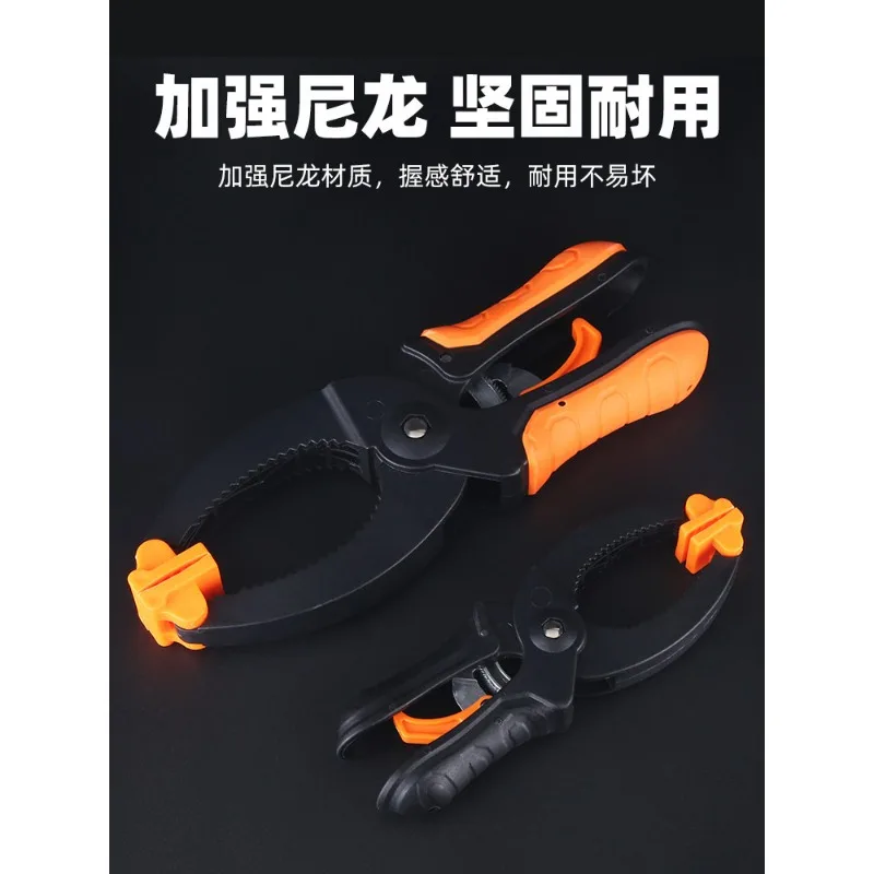 

Woodworking Clamp Heavy Duty Ratchet F Clamp Quick Release Holding Fixture