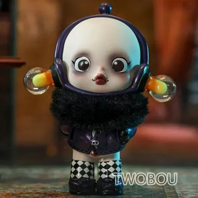 POP MART Skullpanda Addams Family Series Blind Box Anime Action Figure Guess Bag Ornament Figurines Desktop Dolls Model Gift image 3