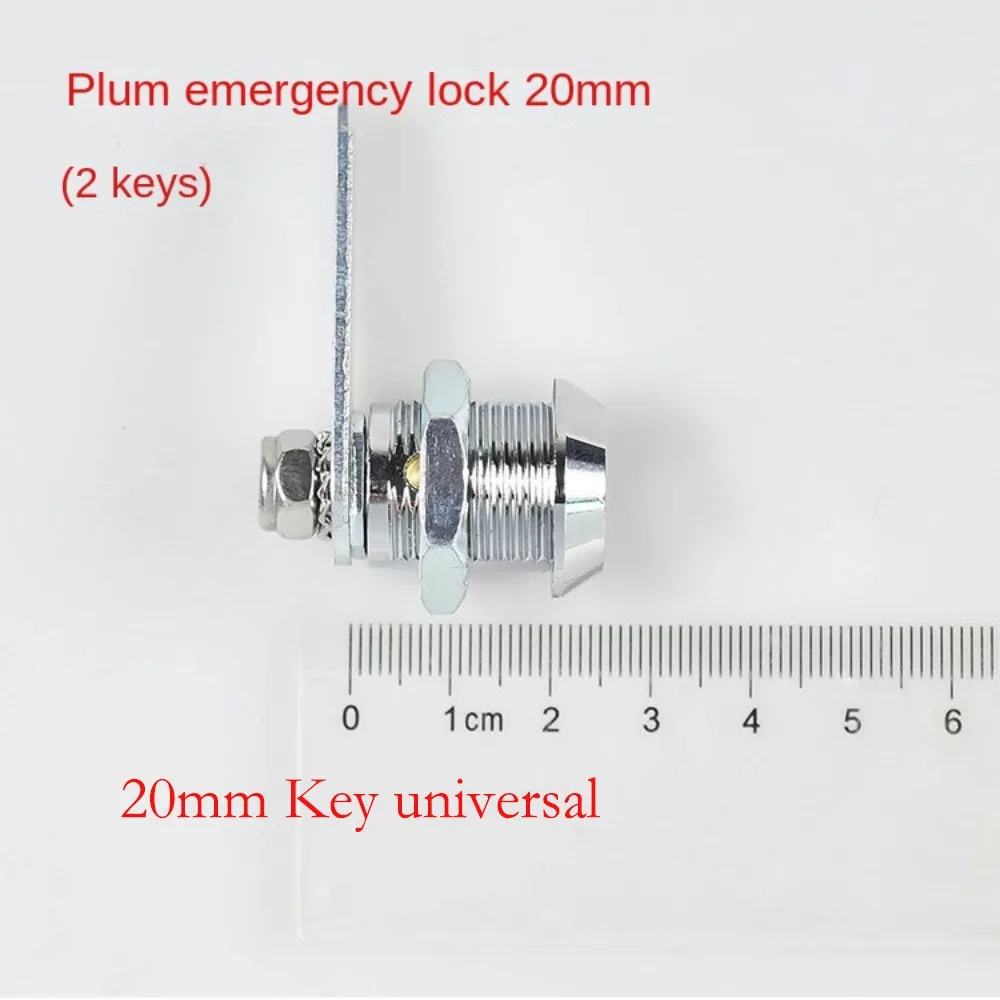 Safe Deposit Box Locks with 2 Keys File Metal Cabinet Mailbox Mechanical Tongue Lock Table File Drawer Power Distribution Box