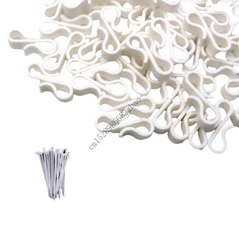 

H7EA PACK из 120 зажимов желоба для эффективного наружного света и управления кабелями Рождественский светлый крюк для дома