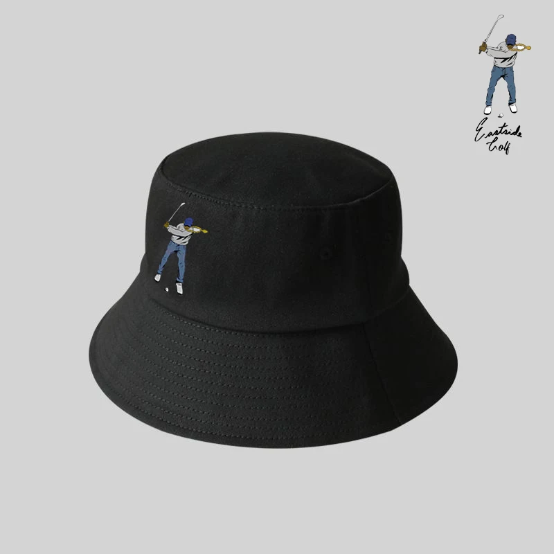 2024 New Golf Hat Fashion Outdoor Sports Golf Bucket Hat High  Fisherman Hat Band s Rope Adjustable