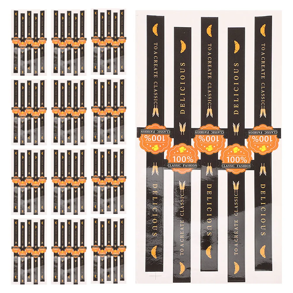 

200 Pcs Sealing Sticker for Packaging Food Labels Cake Copper Plate Order Versatile Use Material Aesthetic Professional