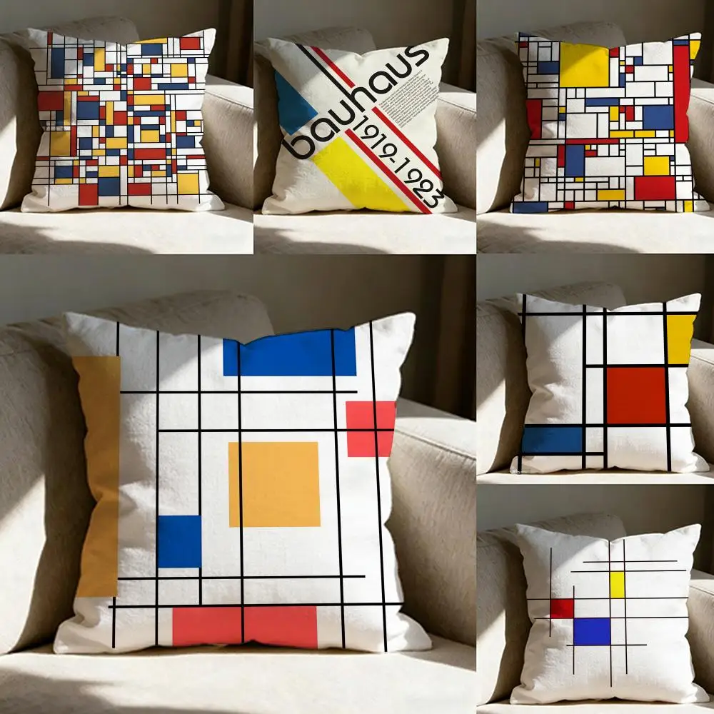 Art B-bauhaus Pillow Case Pillowcase, Double-sided Printed, Sofa Cushion, Bedroom Headboard Pillow